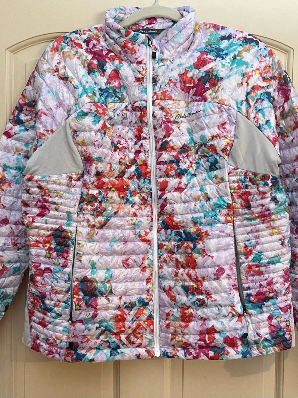 Eddie Bauer XL Women's Packable Puffer Jacket - Multicolor